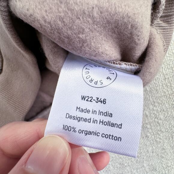 NEW Sproet & Sprout Girl's Taupe Blimp Print Sweatshirt 6 - Picture 4 of 4